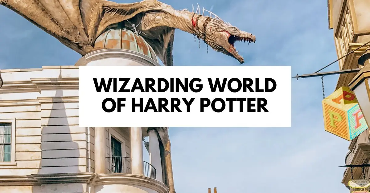 feartured blog image with title | wizarding world of harry potter