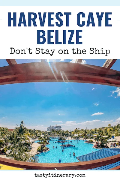 pinterest marketing pin | things to do in harvest caye belize