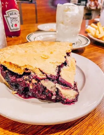 a slice of Boysenberry pie from Pie 'n Burger in Pasadena