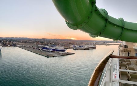 sunrise barcelona cruise port