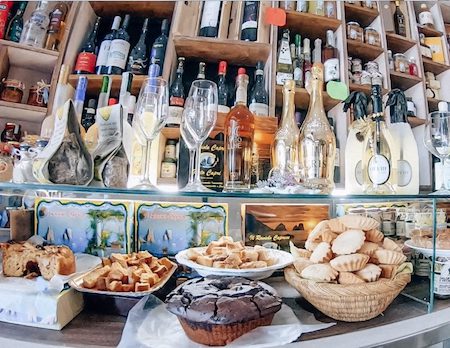 Beautiful baked goods from Gusto Caprese in Capri