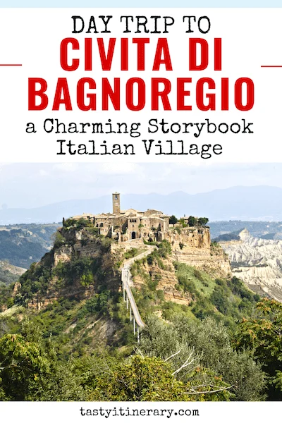 pinterest marketing pin | a day trip to civita di bagnoregio