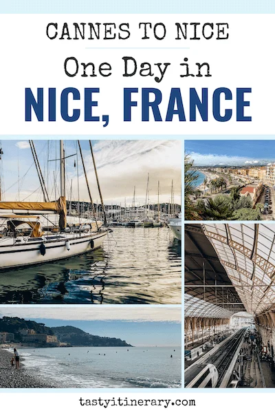 pinterest marketing pin | one day in nice france