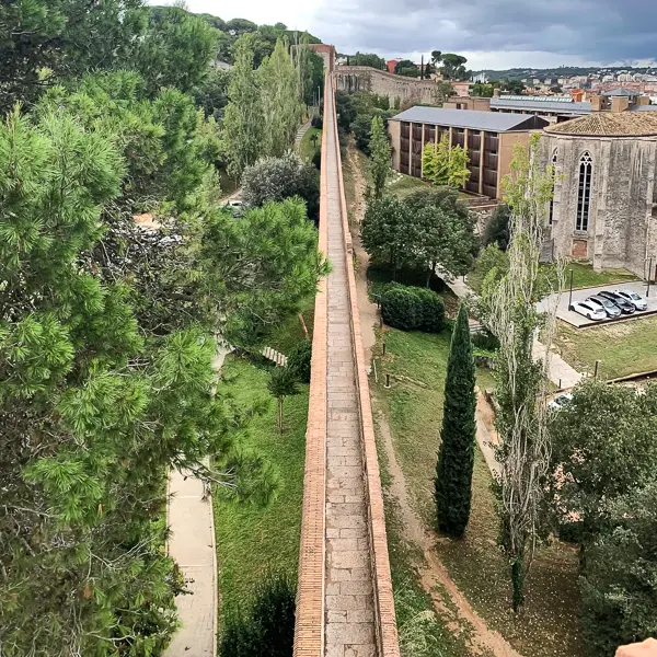 girona old city wall