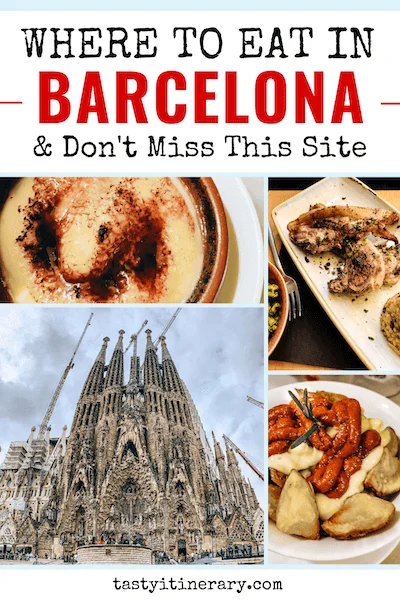 pinterest marketing pin | where to eat in barcelona, spain