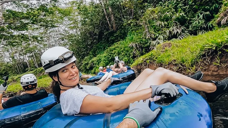 Mountain tubing in Kauai • 7 Days in Kauai Itinerary • TastyItinerary.com