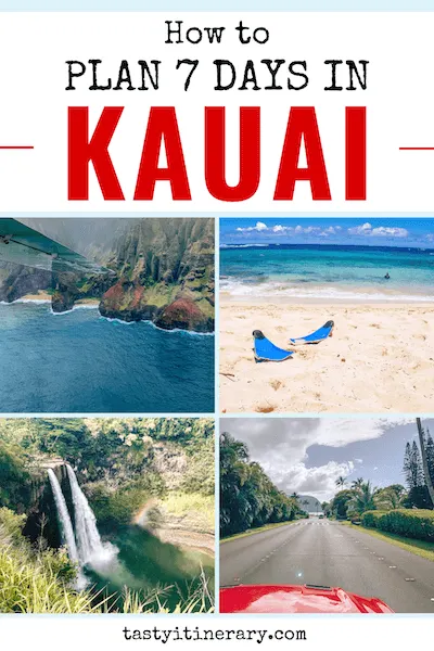 pinterest marketing pin | kauai 7 day itinerary