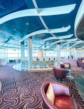 Sky Observation lounge on cruise ship