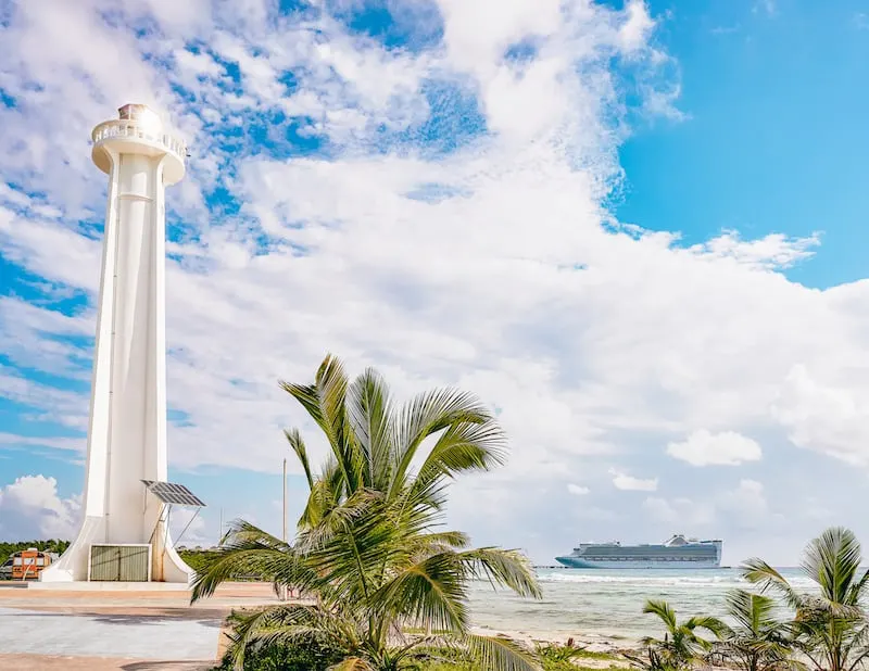 Mahahual Lighthouse in Costa Maya 