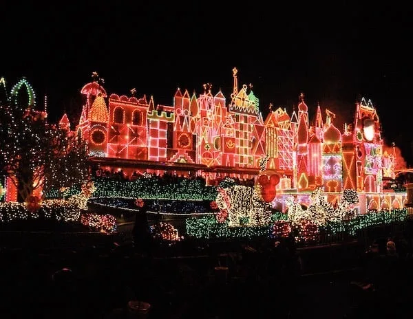 It's a Small World Ride during the Holidays at Disneyland • TastyItinerary.com