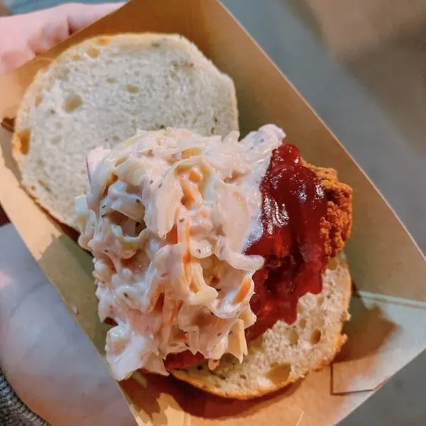 Festival of Holidays at Disneyland Fried Turkey Slider• TastyItinerary.com