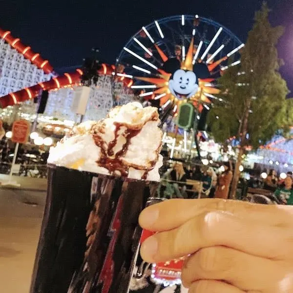 Festival of the Holidays at Disneyland Smores Chilled Chocolate • TastyItinerary.com
