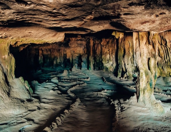 Inside Fontain Cave in Arikoki National Park