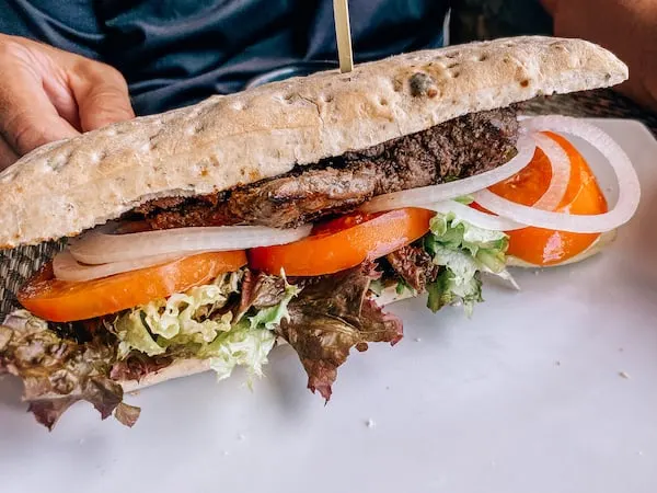 Steak Sandwich for lunch