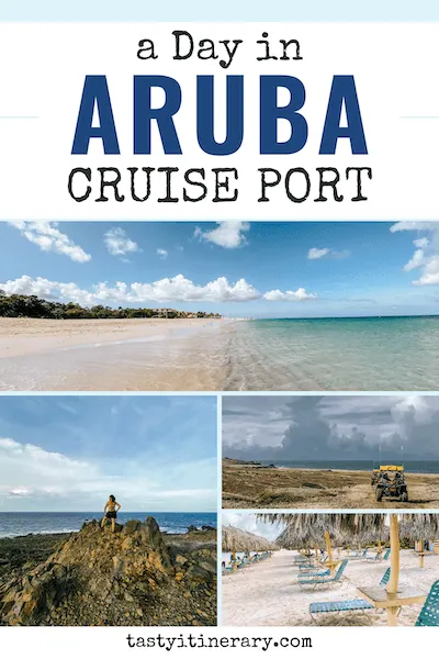 pinterest marketing pin | a day in aruba cruise ship port