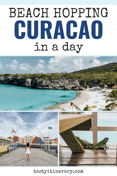 Pinterest Marketing Pin | beach hopping in curacao for a day