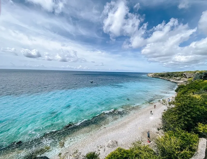 View of 1000 steps beach from the top of the steps.