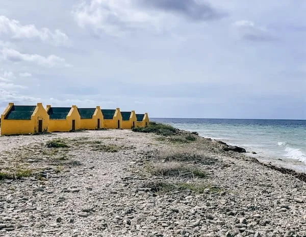 Old slave huts in Bonaire