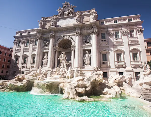 trevi fountain in rome