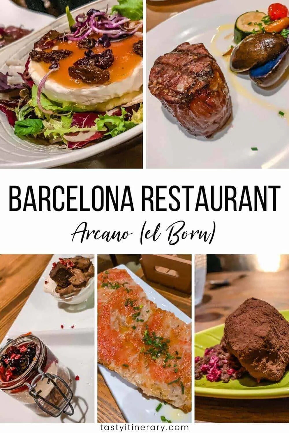 Arcano restaurant in Barcelona Spain