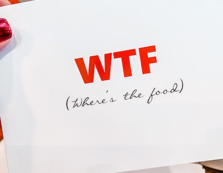 WTF (Where's the Food) - tagline from Girona Food Tours