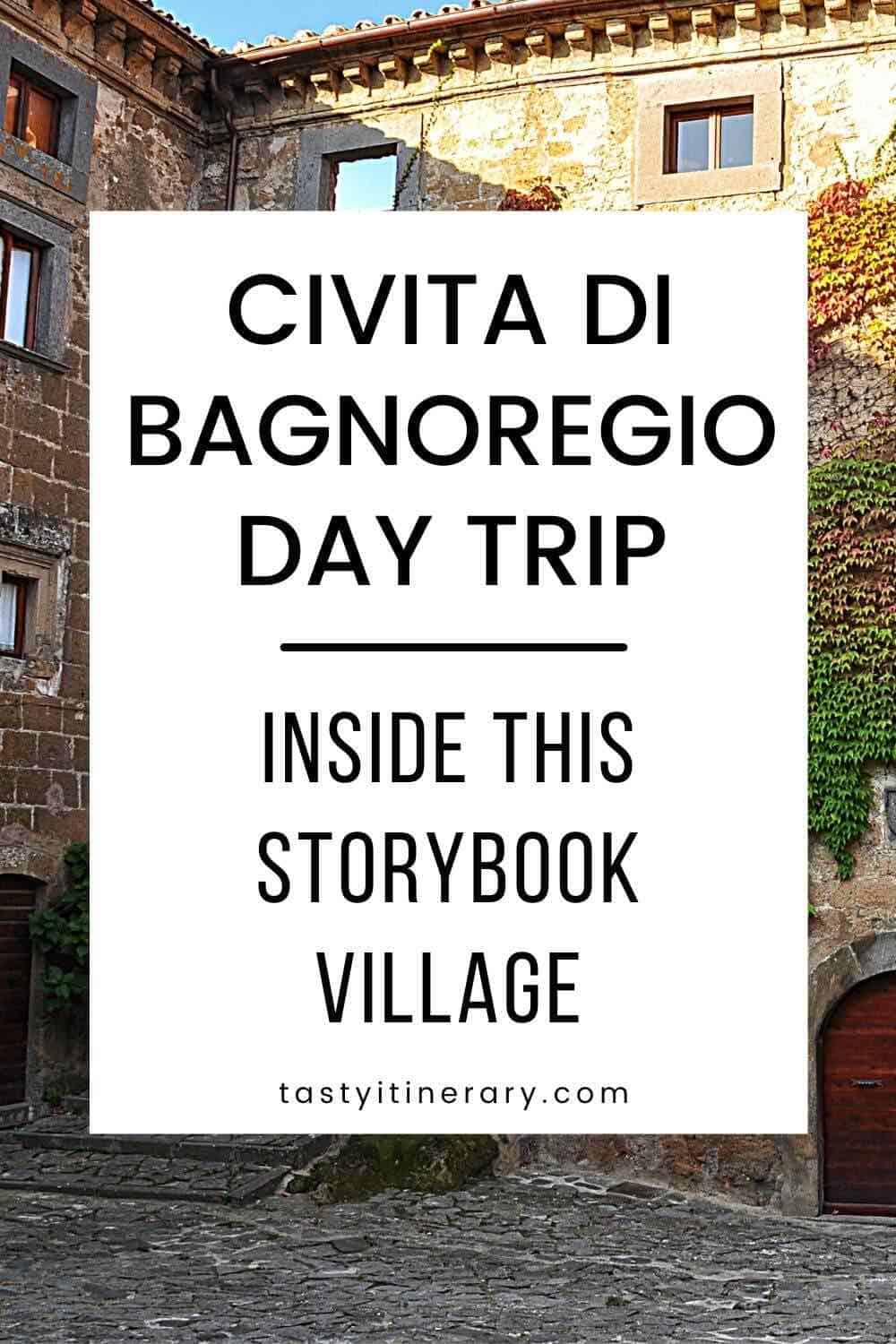 Inside Civita di Bagnoregio