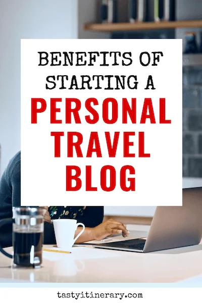 pinterest marketing pin | starting a personal travel blog