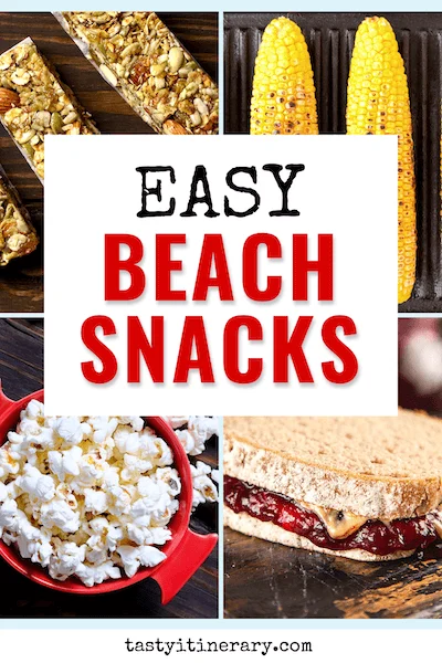 pinterest marketing image | beach snacks