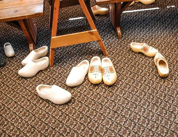 wooden clogs