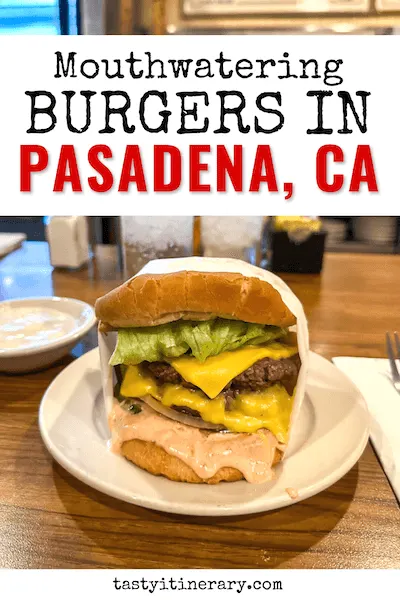 pinterest marketing pin | pasadena burgers