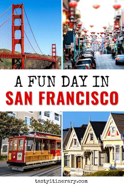 pinterest marketing pin | a day in san francisco