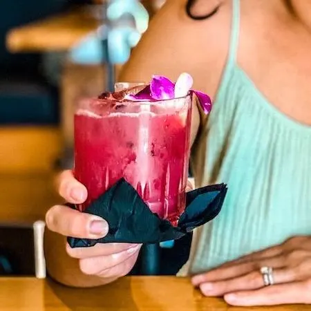 pink cocktail 