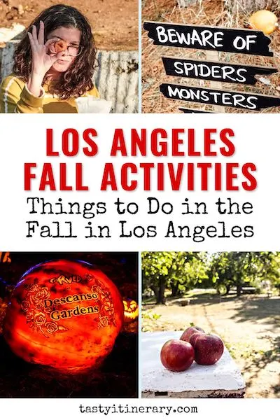 pinterest marketing image | fall in los angeles