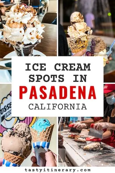 pinterest marketing pin | ice cream in pasadena