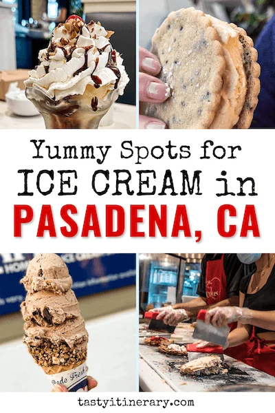 pinterest marketing pin | pasadena ice cream