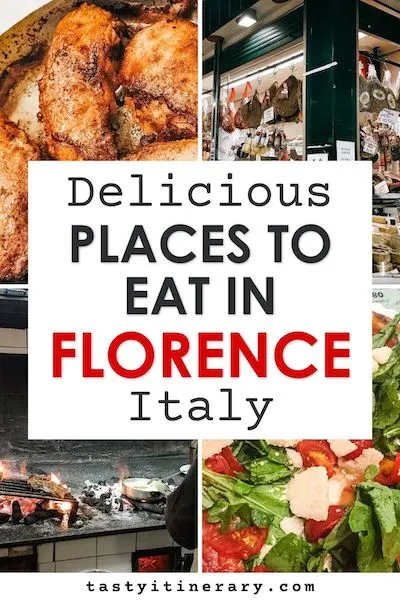 pinterest marketing image |places to eat in florence, italy