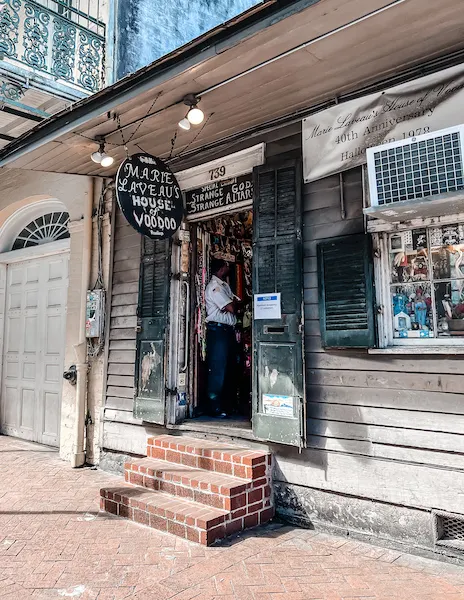 outside of marie laveaus house of voodoo