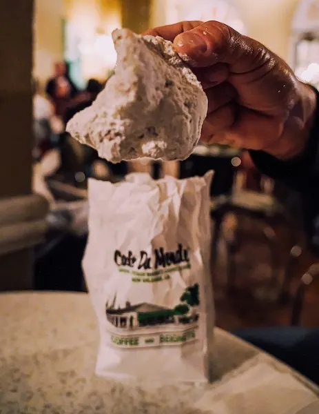 beignet and cafe du monde bag