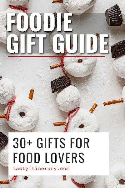 pinterest marketing pin | foodie gift ideas