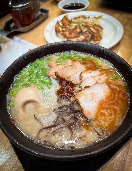 bowl of ramen with chashu