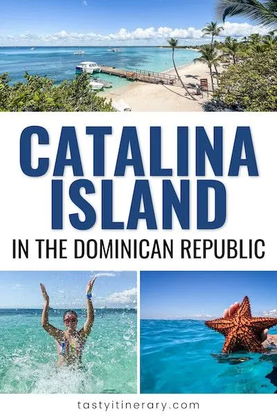 pinterest marketing image | catalina island dominican republic