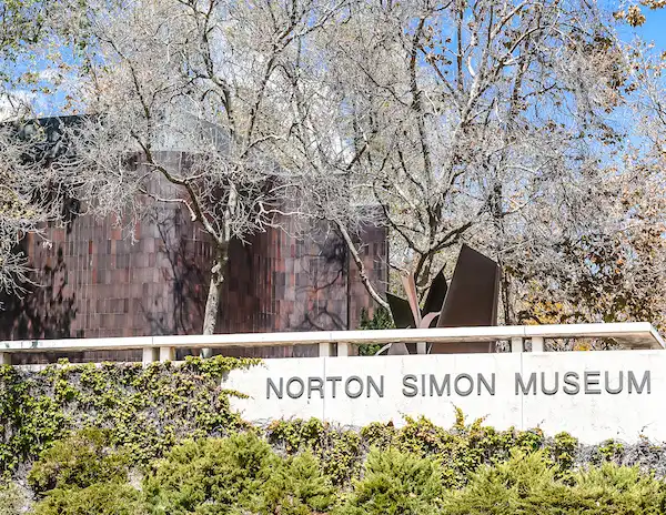 norton simon museum sign