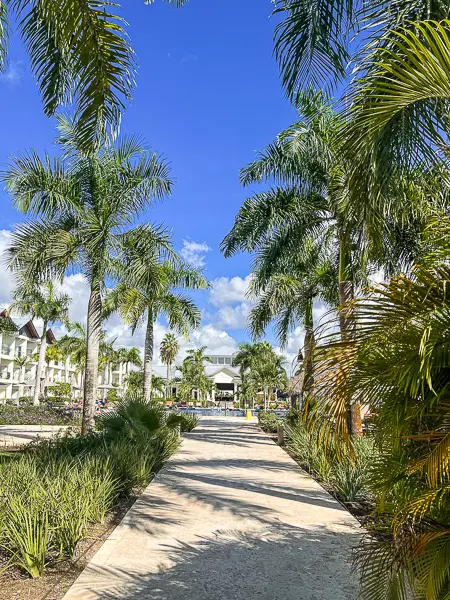 path leading to the premium pool area