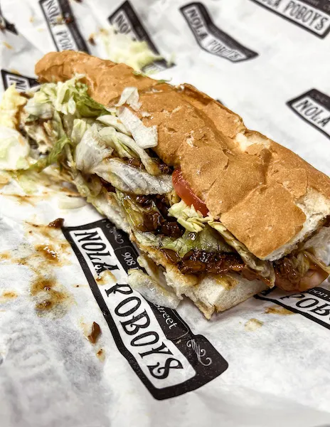 the big easy po'boy at nola poboys