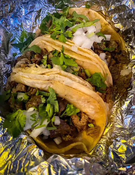carne asada tacos