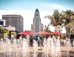 courtyard at the Dorothy Chandler Pavilion