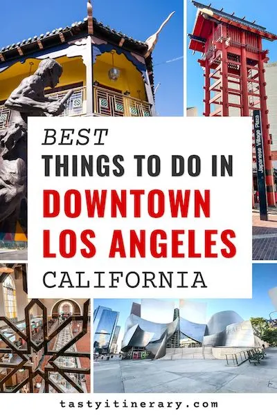 pinterest marketing image | things to do in downtown los angeles california