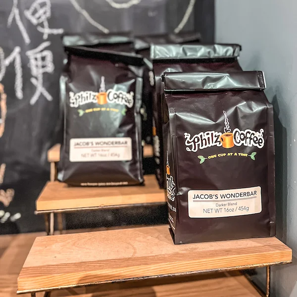 bags of philz coffee beans