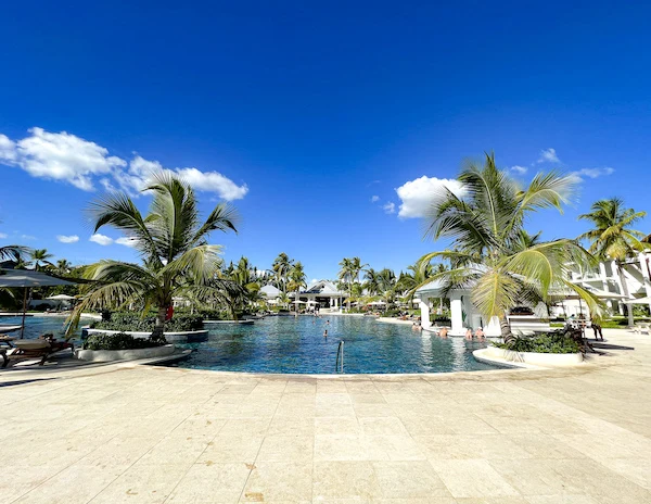 all-inclusive resort pool area