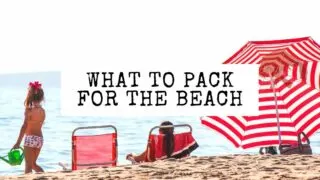 featured blog image | beach trip packing list | beach packing list